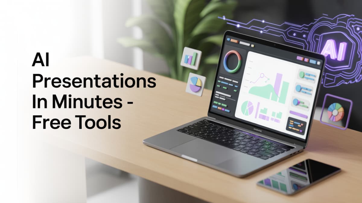 How to Make Presentations with AI in Minutes Using Free Tools