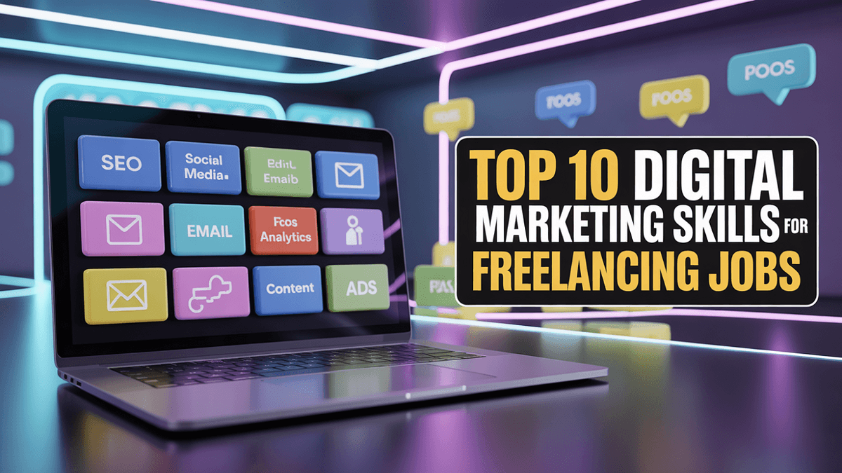 Top 10 Digital Marketing Skills for Freelancing Jobs (Life Changing Tips)